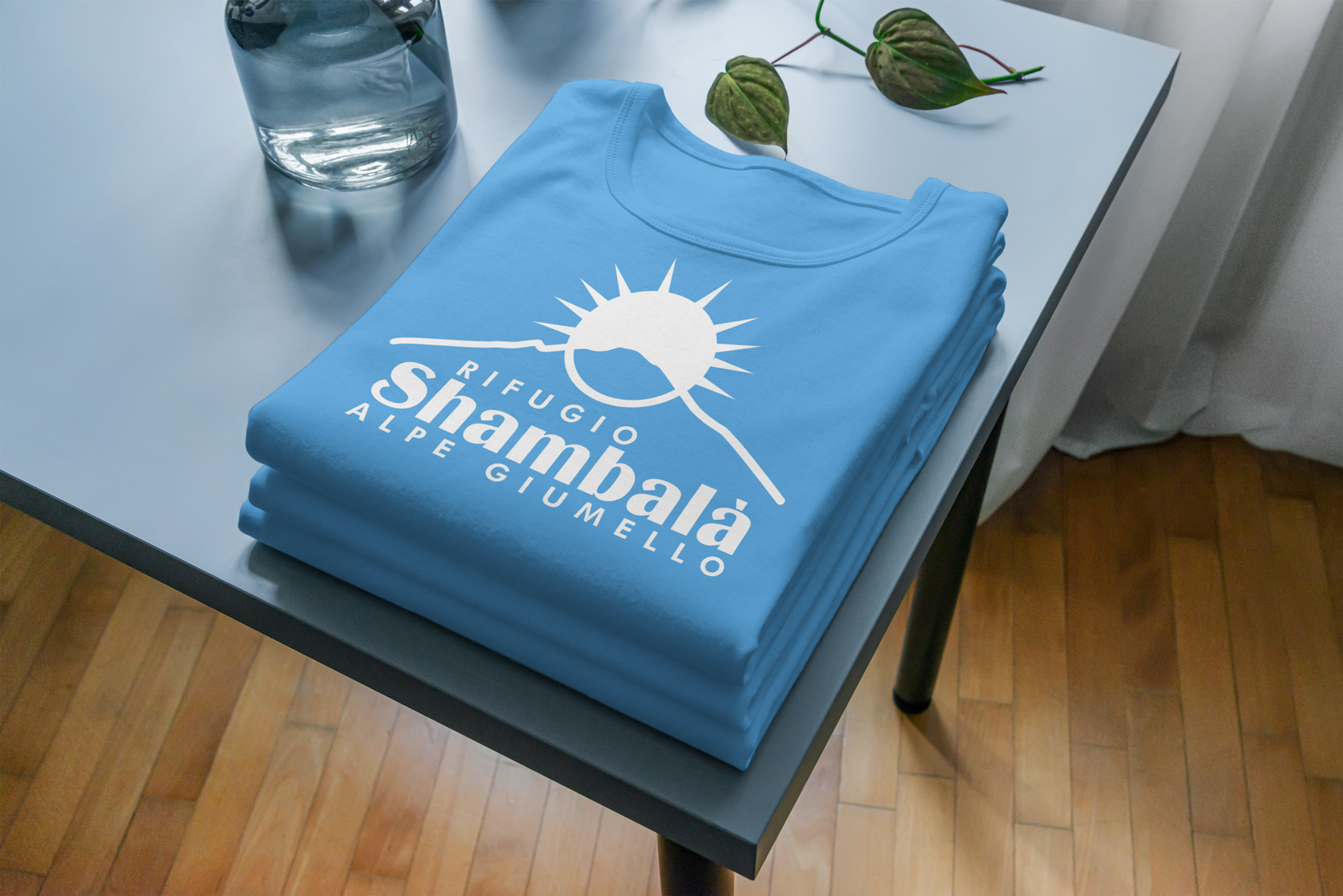logo shambala applicazione magliette